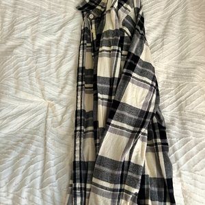 Black/White flannel